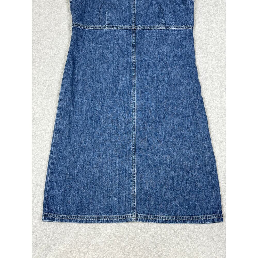 y2k American Eagle Womens Size 4 Denim Sleeveless Mini Dress - Picture 9 of 9